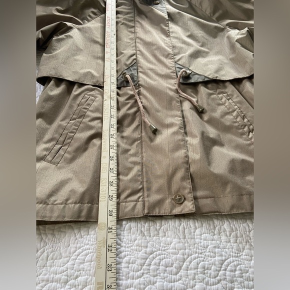 Mariel 80’s/90’s Vintage Raincoat Taupe Size Small​ - Picture 14 of 15